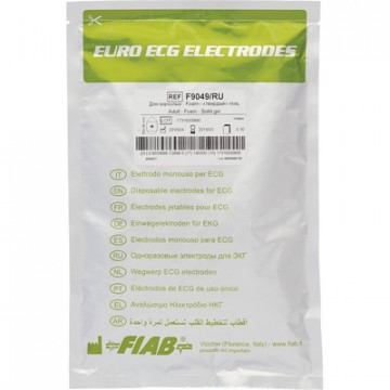 Электроды для ЭКГ однораз.50х36мм, пена, универс. Fiab F9049/RU 50шт/уп