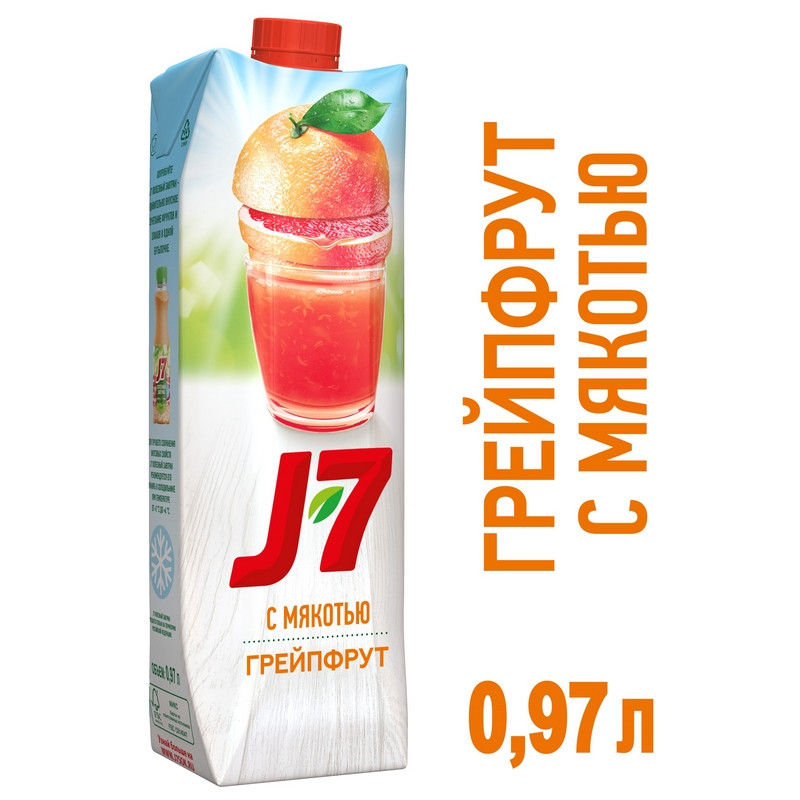 Сок J7 грейпфрут 0,97л
