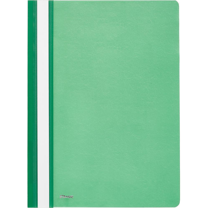 Скоросшиватель пластиковый Комус А4 зеленый 1810