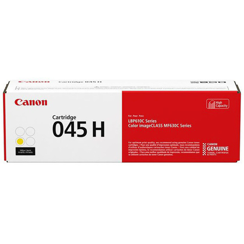Картридж лазерный Canon 045 H Y (1243C002) жел. для MF635Cx, 633Cdw, 631Cn