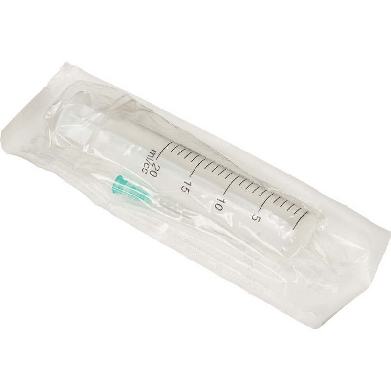 Шприц 2-комп. однораз. 20мл LS 21G(0,8x40) прил. 50шт/уп SFM