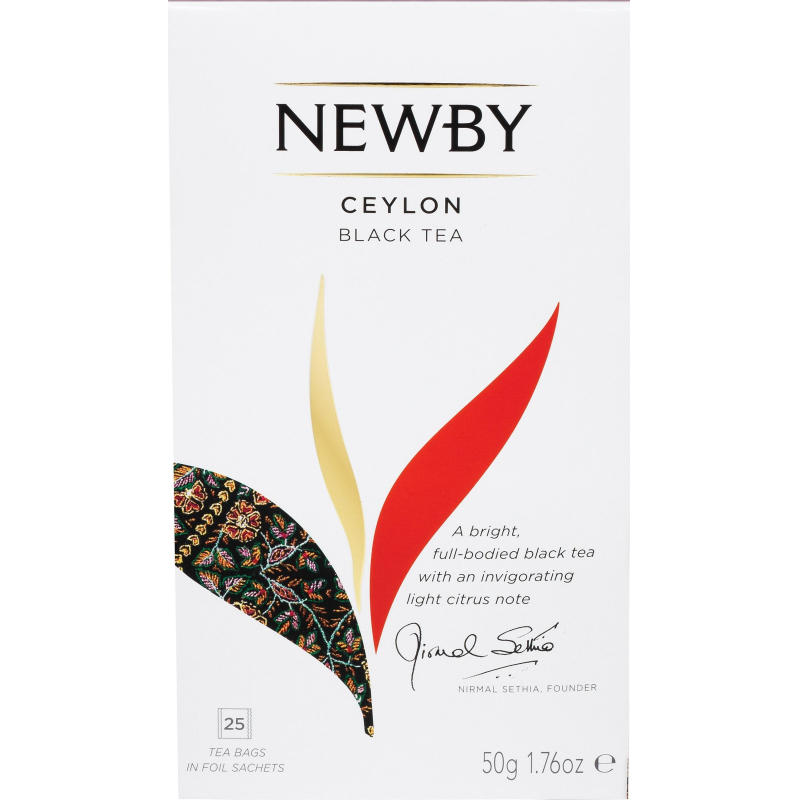 Чай Newby Цейлон черный 25 пакетиков