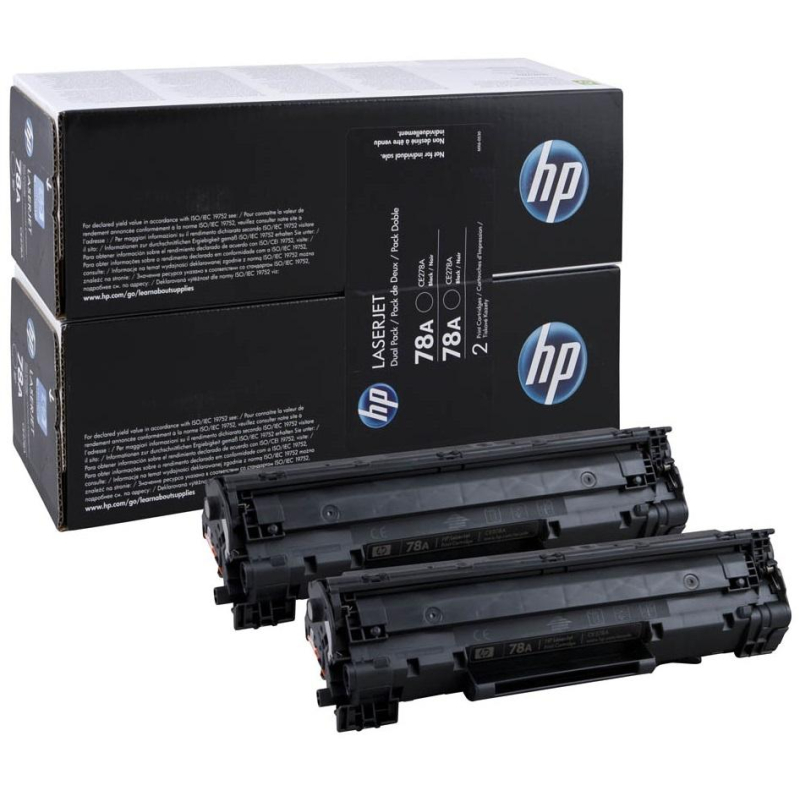 Картридж лазерный HP 78A CE278AF чер. для LJ P1566/1606DN (2шт/уп)
