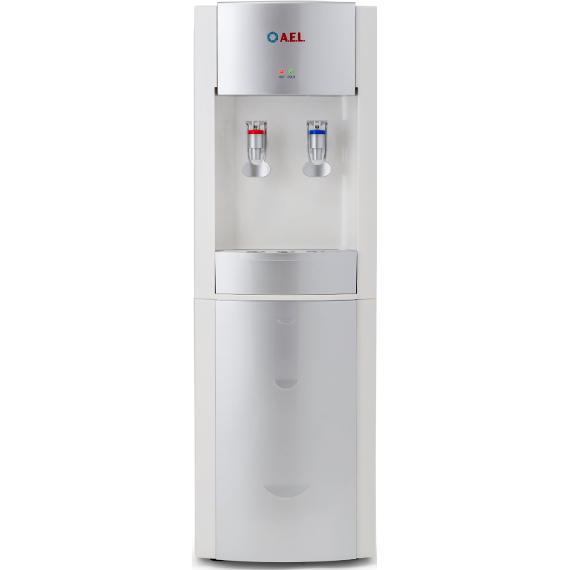 Кулер для воды AEL LD-AEL-28 white/silver напольный электронное охлаждение
