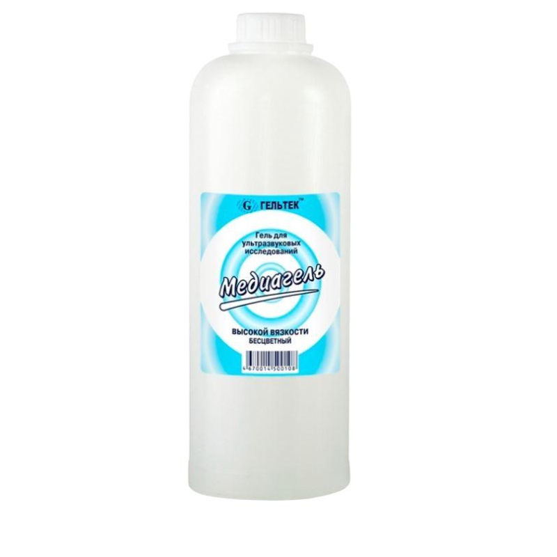 Гель для УЗИ МЕДИАГЕЛЬ 1кг/бут. высокой вязкости (б/цв.) 20 шт/уп