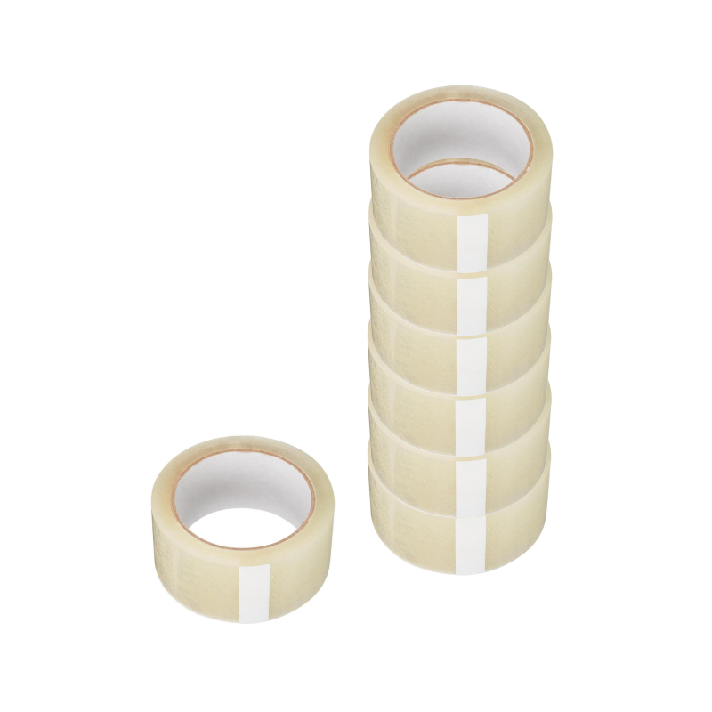 Клейкая лента упаковочная 48мм х 66м, прозрачная, 50мкм, 72шт/уп