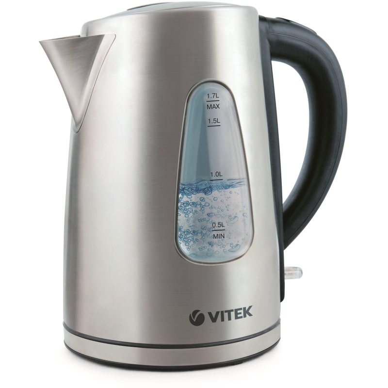 Чайник  Vitek VT-7007, 2200 Вт, 1,7 л, металл
