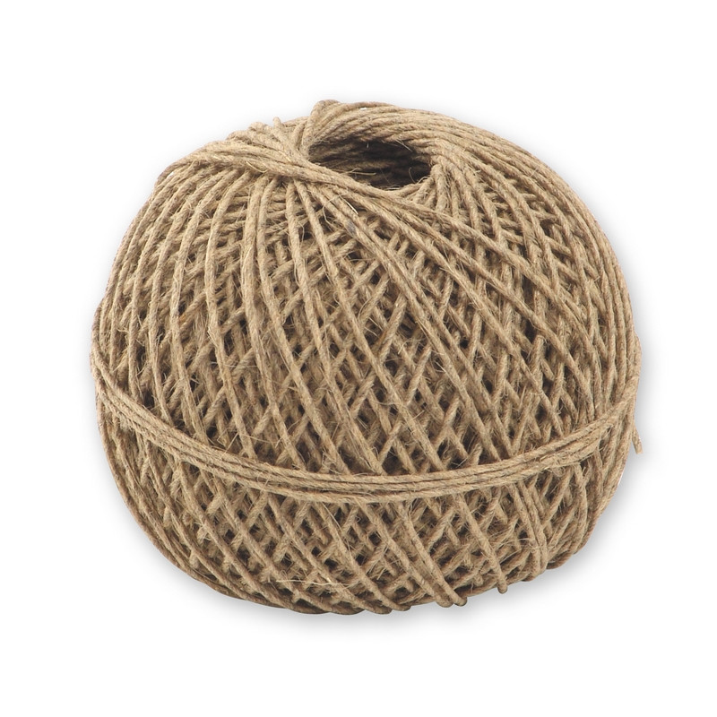 Шпагат льняной полиров.1,2ктекс(в клубке150м, 0,2кг)