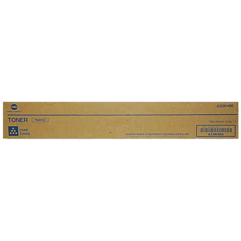 Тонер-картридж Konica Minolta TN-321C гол. для C224/284/364 (A33K450)