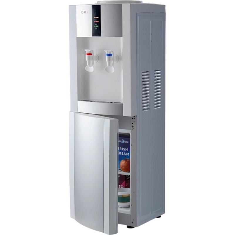 Кулер для воды  AEL LС-AEL-47b white/silver напол компрессорное охл с холод
