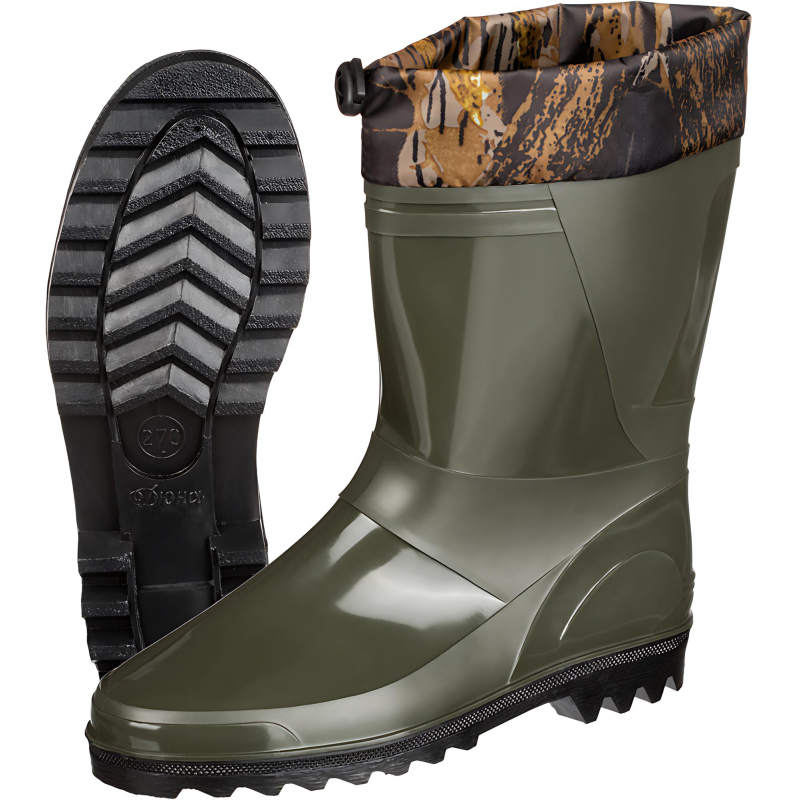 Сапоги мужские цв.оливковый мод.141/01 (р.42) (270) ПВХ с надставкой