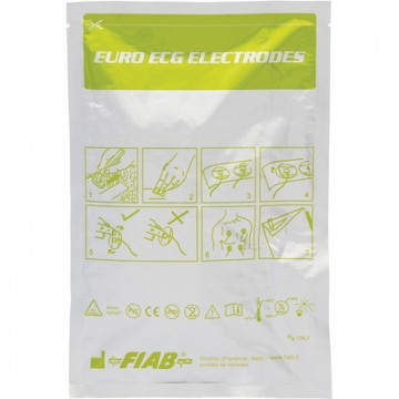 Электроды для ЭКГ однораз. 43х45 пена, тв.гель, унив., FIAB F9079/RU,50 шт/