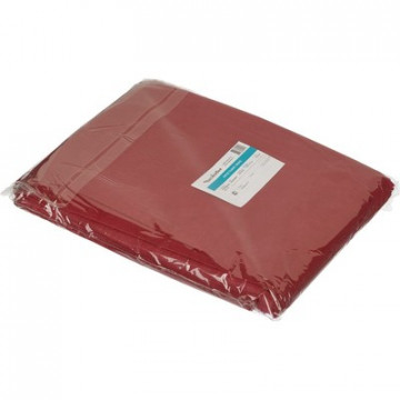 Простыня 200x70, спанбонд, пл.30, бордо, 10шт/уп, штучно, 00-048
