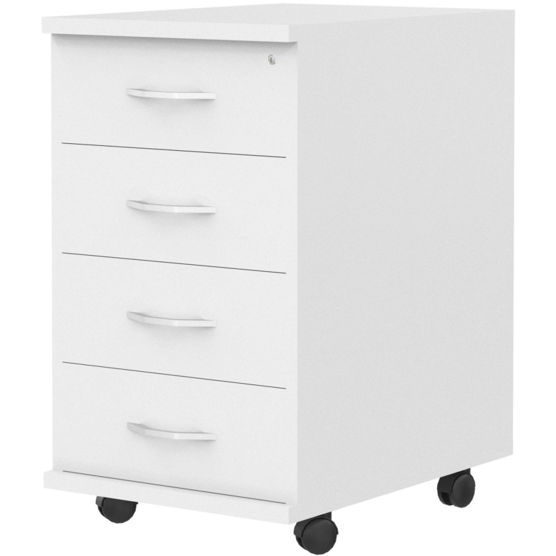 Тумба SL Imago подкатная 4 ящика ТМ-4А белый (крем)