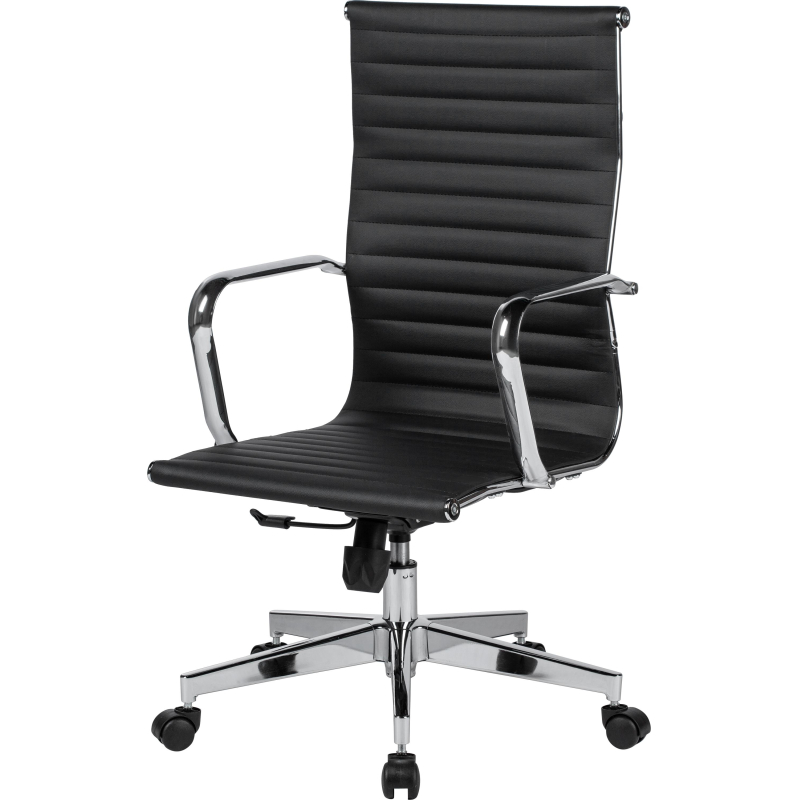 Кресло BN_Y_EChair-711 TPU к/з черный, хром