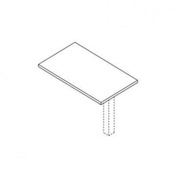 Приставка - брифинг YALTA с опорой LT-BR1 снежная патина Ш800