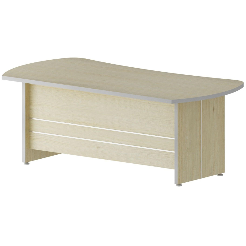 Стол САТУРН-Д для рук-ля эргоном. 2000 (800,004) ясень