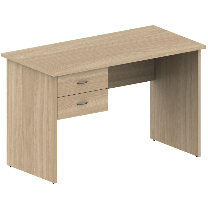 Стол MS_Агат со встроенной тумбой АЯ-62 ясень шимо