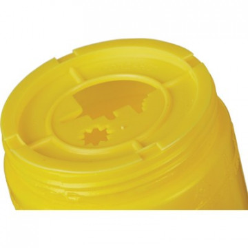 Емкость-контейнер д/сбора ост.инстр.с иглосъем.Б Жел.0,4л.ОЛДАНС