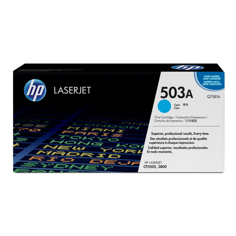 Картридж лазерный HP 503A Q7581A гол. для CLJ CP3505/3800