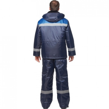 Куртка рабочая зимняя муж з32-КУ син/вас оксф 64-66/182-188