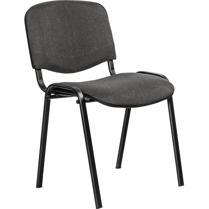 Стул SK5_AL_Персона 3 (ИЗО) черный, ткань серая