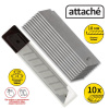 Лезвие запасное для ножей Attache 18мм 10шт./уп.пластиковый футляр