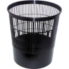 Корзина для мусора офисная 18л пластик, черная СТАММ КР01