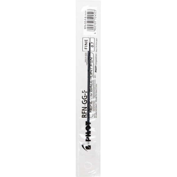 Стержень шариковый 143мм PILOT RFJ-GP-F/RFN-GG-F для BPS-GP-F черный 0,22мм