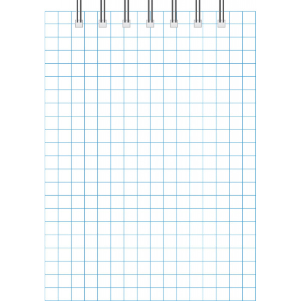 Блокнот на спирали А5 60л. пласт. ОФ-ЛАЙН 3-60-153 кл.