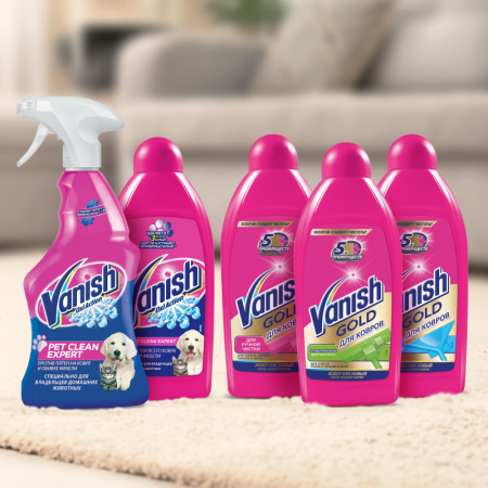 Средство для чистки ковровых покрытий VANISH  450мл