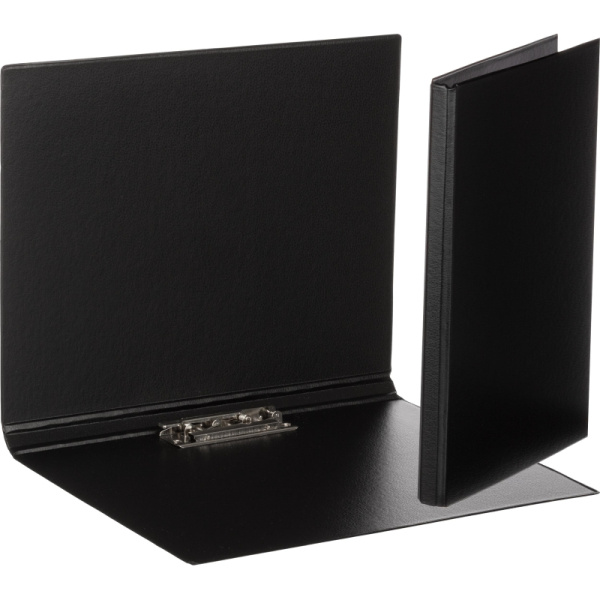 Папка с зажимом  черная Дания-Россия