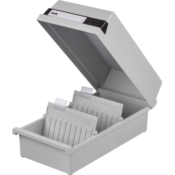 Картотека для карточек А6 на 1300шт HAN закрытая '956/11