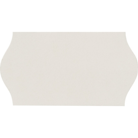 Этикет-лента 22х12 белая волна 1000шт/рул 10рул/уп