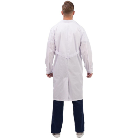 Халат для медицинского персонала муж. м04-ХЛ цв.бел. (р.44-46) 182-188
