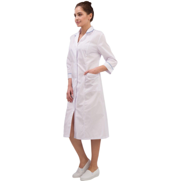 Халат для медицинского персонала м02-ХЛ женский (р.44-46) 158-164