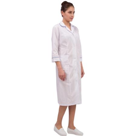 Халат для медицинского персонала м02-ХЛ женский (р.52-54) 158-164
