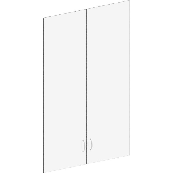 Двери PT Арго стекло А-стл310 комплект прозрачные