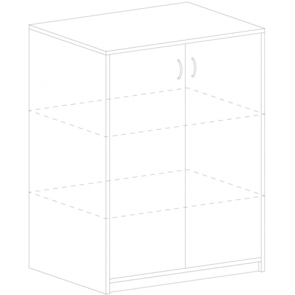 Шкаф SL Imago   средний закр. СТ-2.3 орех (СТ-2,Д-2Пр,Д-2Л)