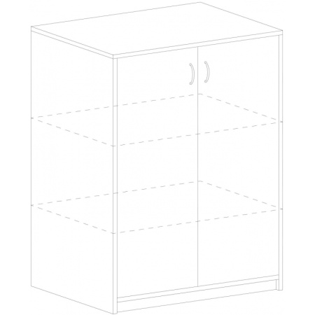 Шкаф SL Imago   средний закр. СТ-2.3 орех (СТ-2,Д-2Пр,Д-2Л)