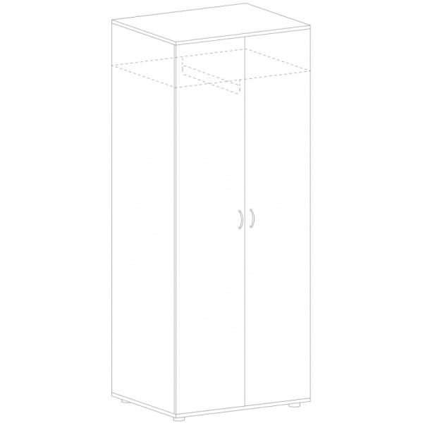 Шкаф SH_Стратегия для одежды S77 (154713) Н.Милано ср