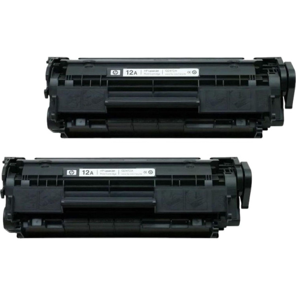 Картридж лазерный HP 12A Q2612AF чер. для LJ 1010 (2шт/уп)