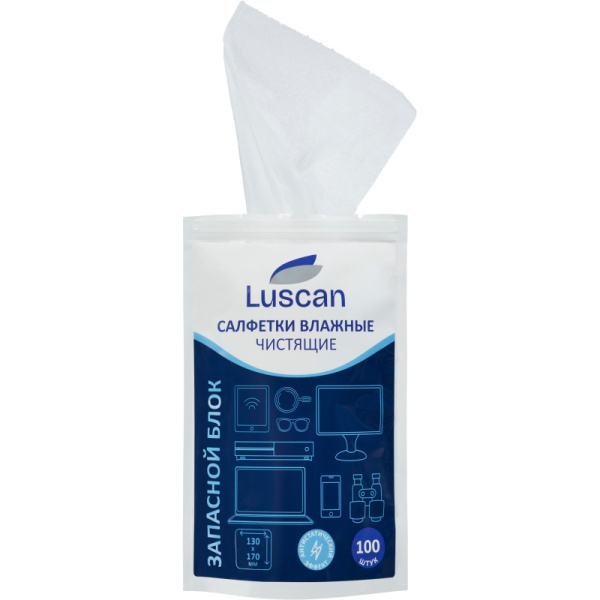 Салфетки д/экранов, з/блок, 100 шт, 130х170