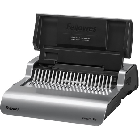 Брошюровщик Fellowes Quasar-E, А4, 25л./500л., электр., пл.пруж.