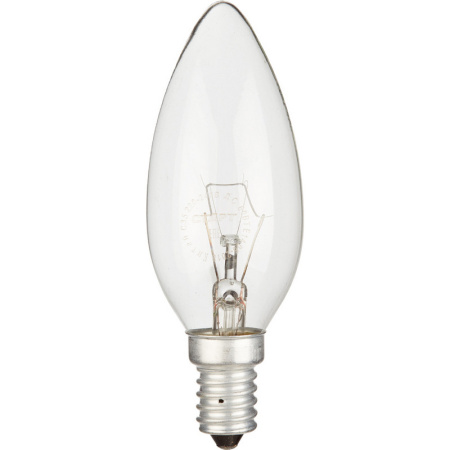 Электрическая лампа СТАРТ свеча/прозрачная 60W E14