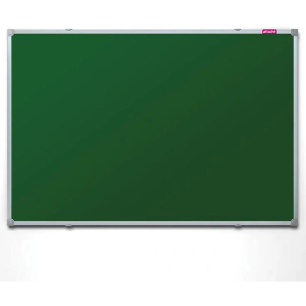 Доска меловая - магнитная зеленая 100х150 Attache Россия