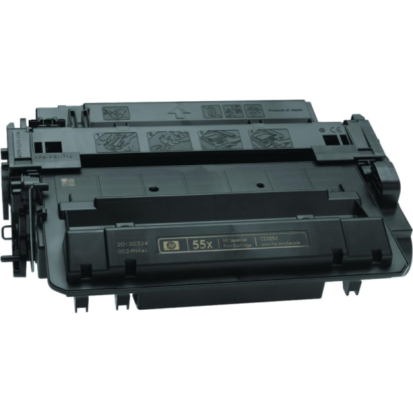 Картридж лазерный HP 55X CE255X чер. пов.емк. для LJ P3015d