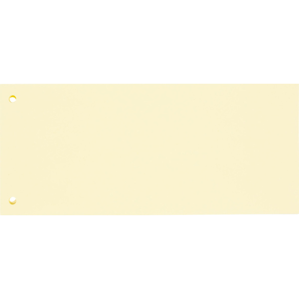 Разделитель листов разделительные полоски Комус, желтые, 100 шт./уп.