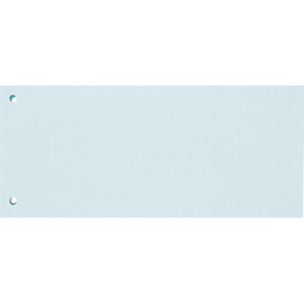 Разделитель листов разделительные полоски Комус, голубые, 100 шт./уп.