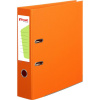 Папка-регистратор Комус Стандарт 75мм  оранжевая, ПБП2, карм.кор., мет.уг